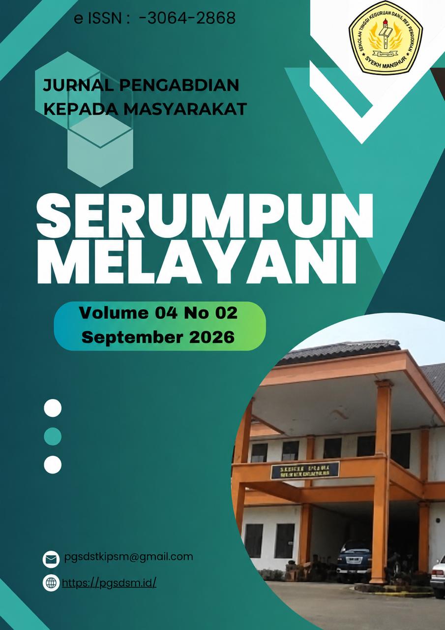 					View Vol. 4 No. 2 (2026): JJurnal Pengabdian kepada Masyarakat Serumpun Melayani
				
